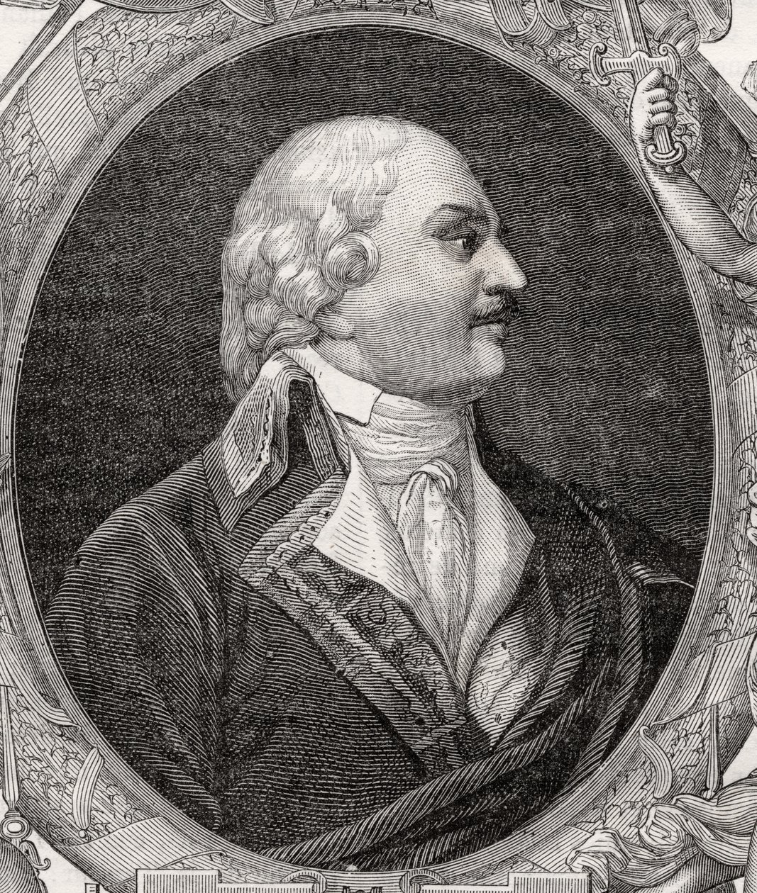 Auguste-Henri-Marie-Picot, Marquis de Dampierre, gravé par Stéphane Pannemaker (1847-1930) de 