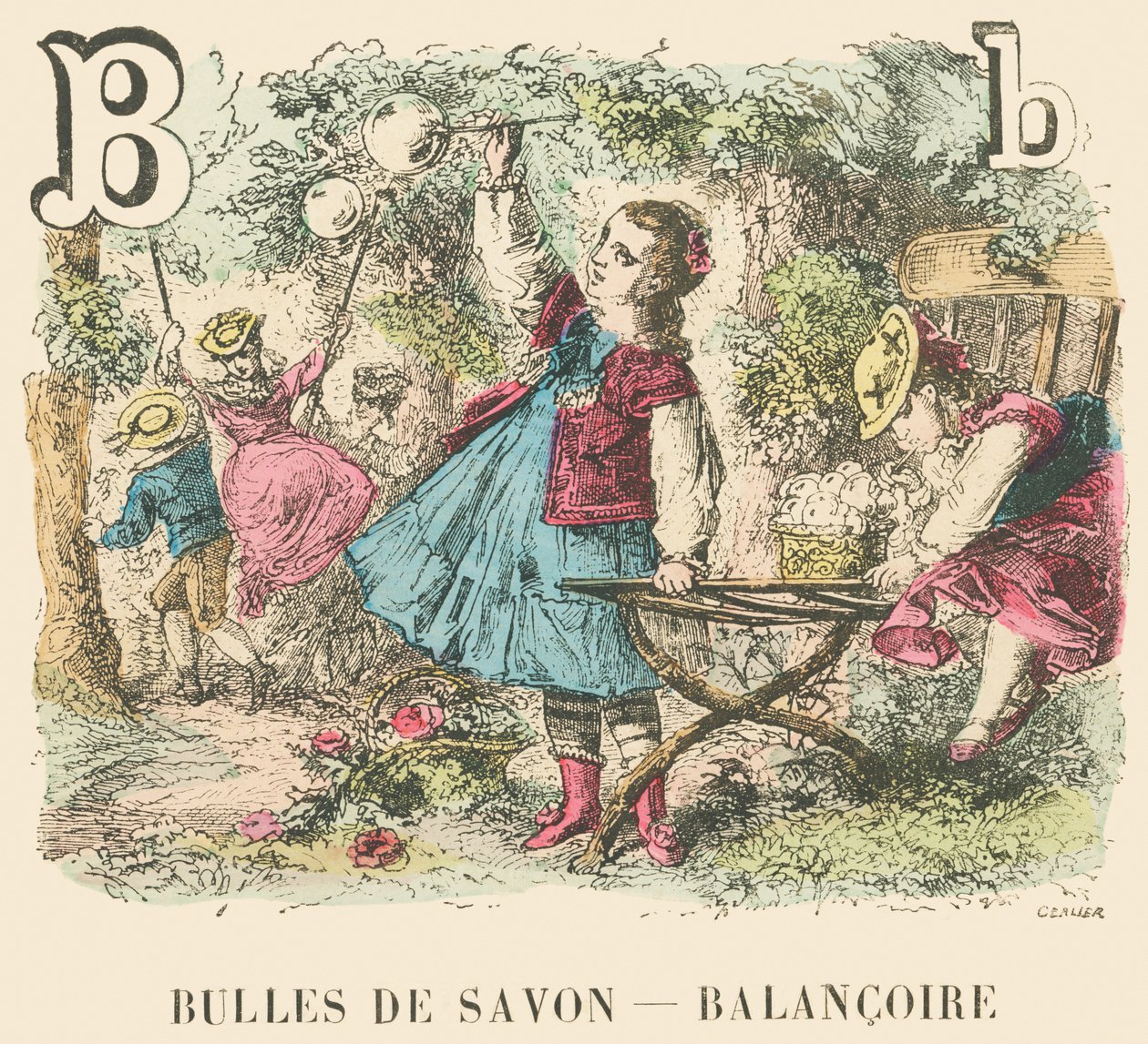 Bulles de savon — Balançoire - French School