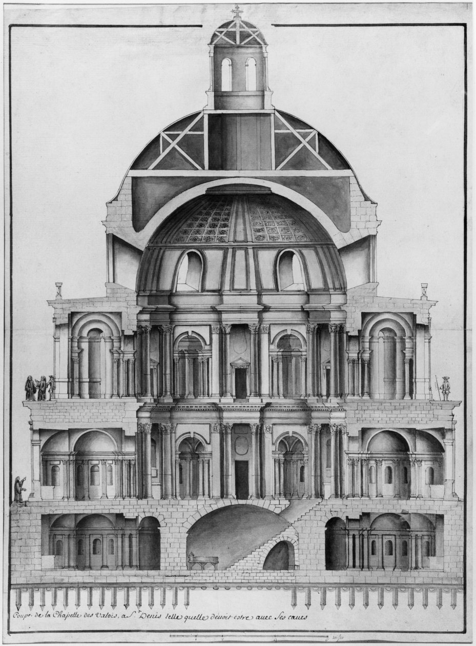 Basilique Saint-Denis, la Tour des Valois - French School