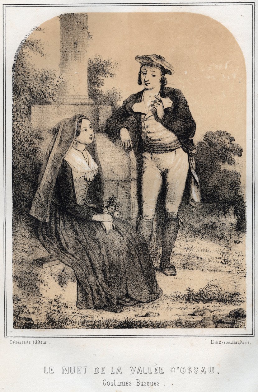 Costumes basques - Le muet de la vallée d