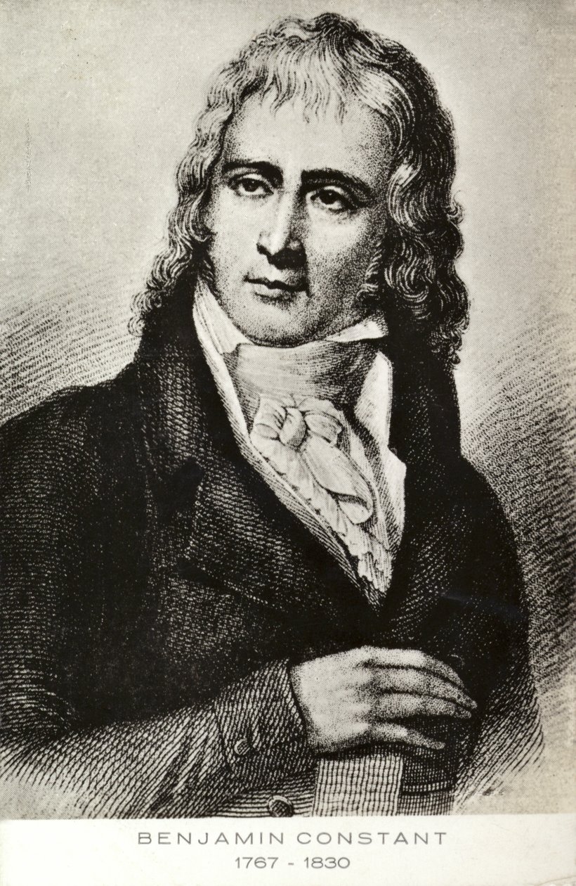 Benjamin Constant (1767-1830), homme politique et écrivain français d