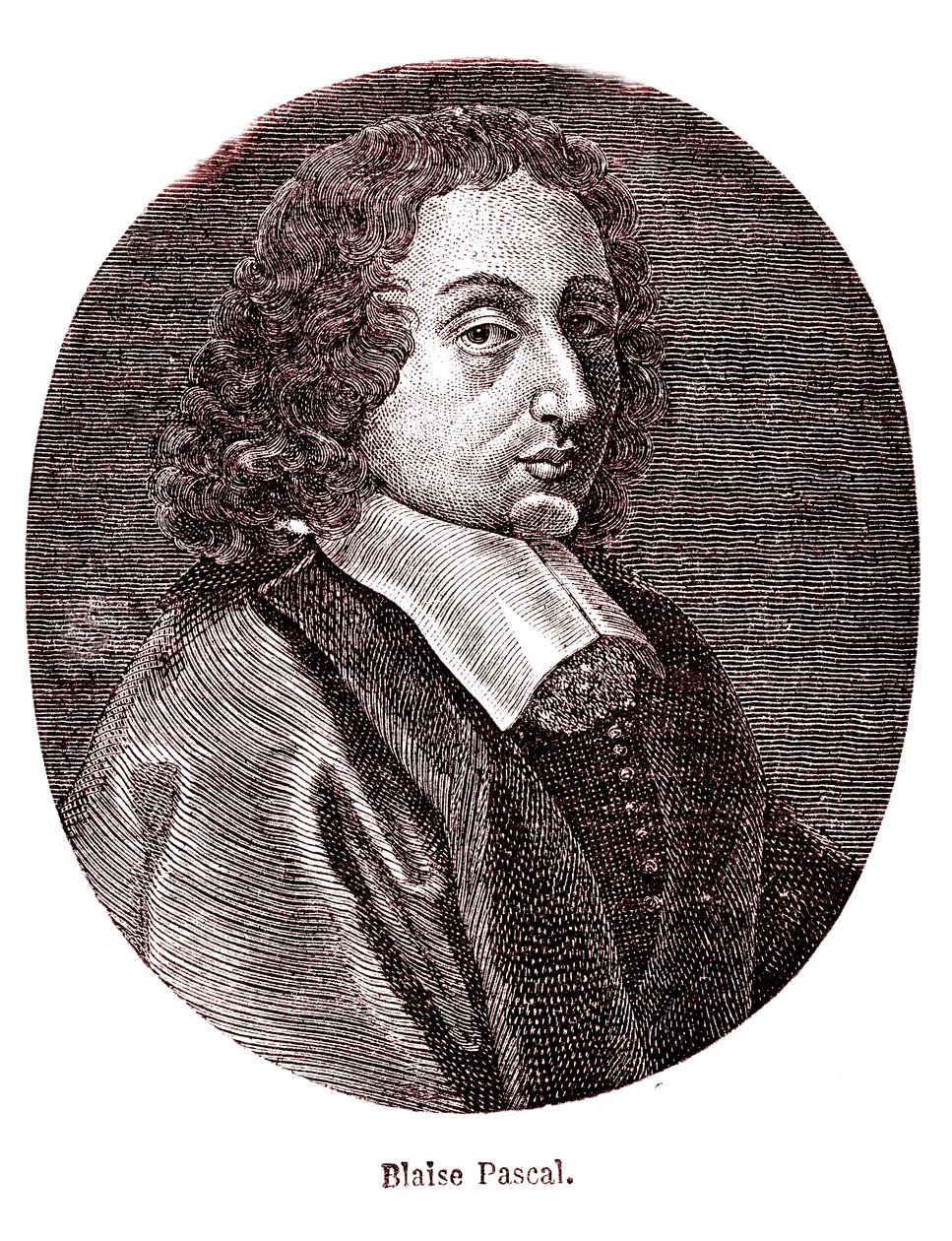 Blaise Pascal, mathématicien, philosophe, physicien et théologien français. 1865 - French School