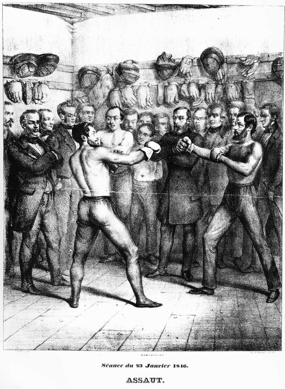 Boxe : exercice Lecour - Carnavalet. - French School