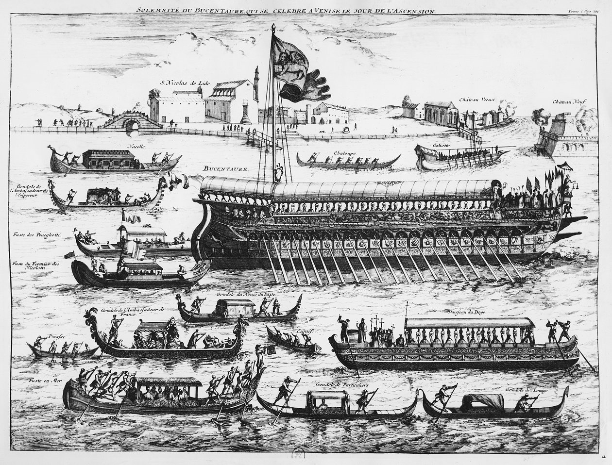Bucentaure à Venise le jour de l