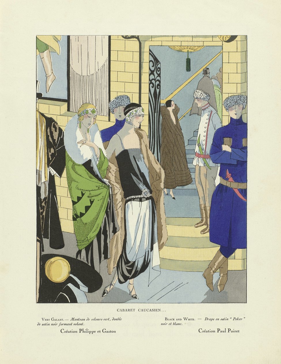 Cabaret Caucasien .., from Art-Gout-Beaute, pub.1920