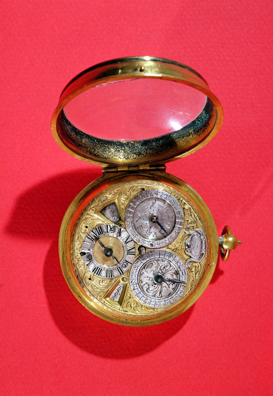 Montre-calendrier, vers 1690 - French School