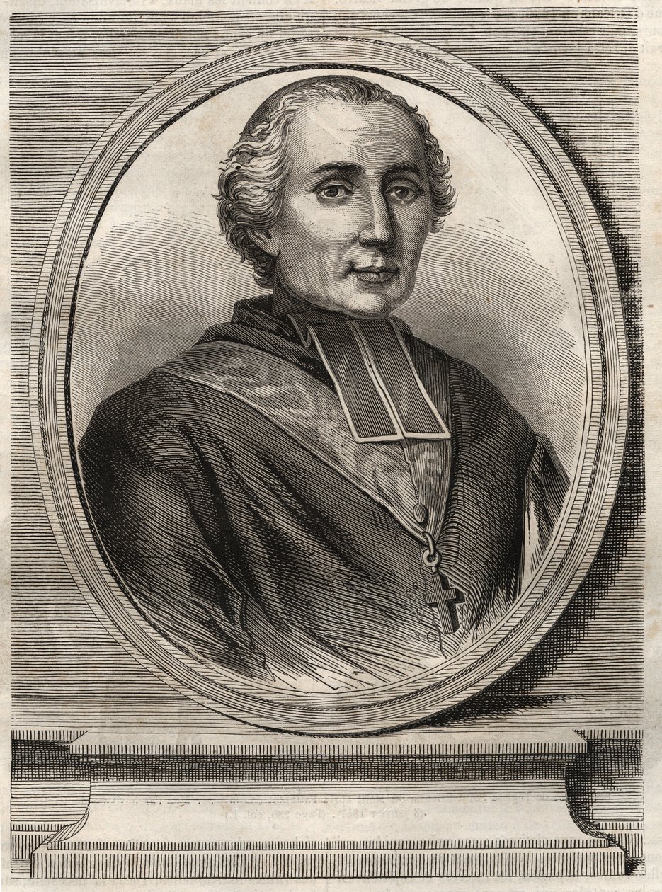 Cardinal François-Nicolas-Madeleine (François Nicolas Madeleine) Morlot 1795-1862 - Archevêque de Paris et Cardinal - French School