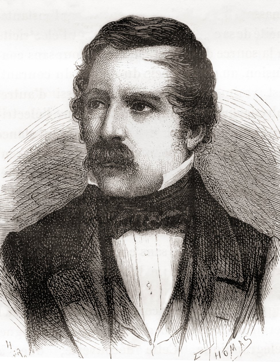 Carl August von Steinheil, extrait de Les Merveilles de la Science, publié vers 1870 (gravure) - French School
