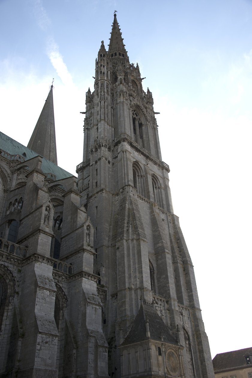 Cathédrale de Chartres, façade nord avec le pavillon de l