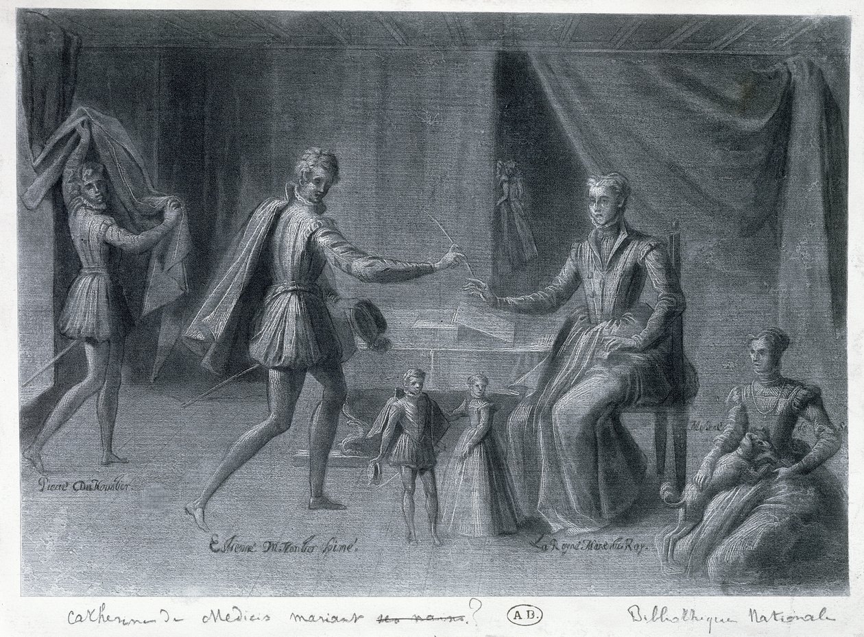 Catherine de Médicis et ses nains - French School