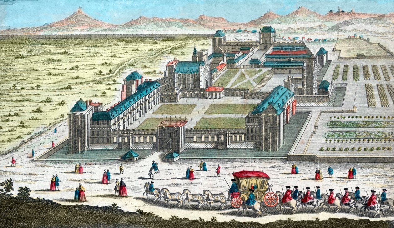 Château de Vincennes près de Paris - au XVIIIe siècle - French School