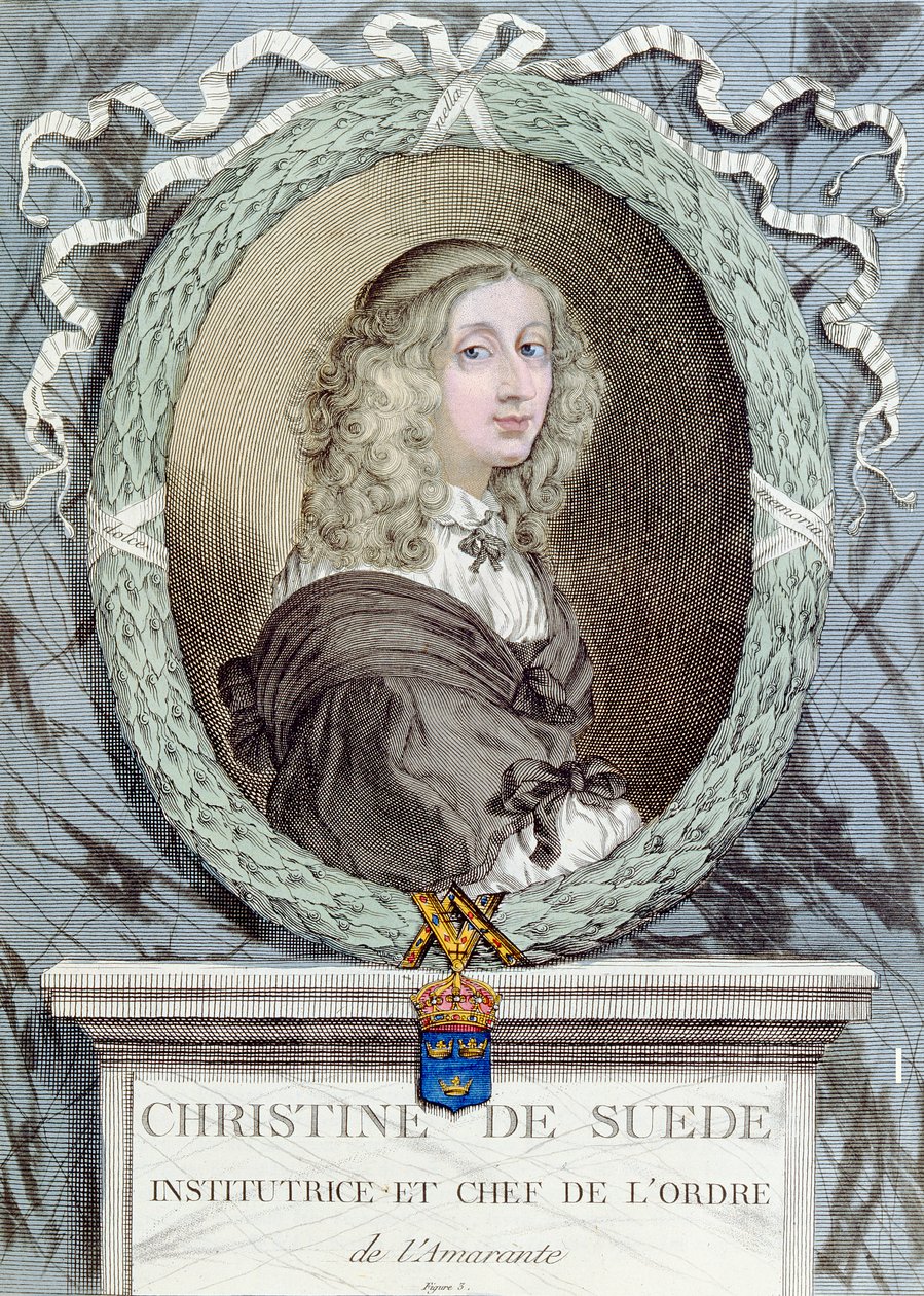 Christina (1626-89) reine de Suède, fondatrice et chef de l