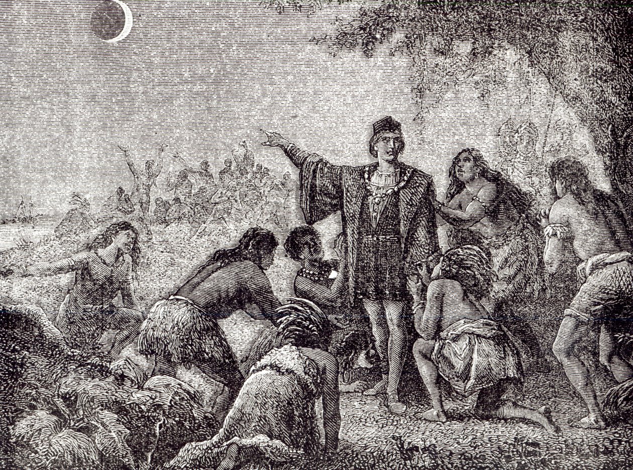 Christophe Colomb prédisant l