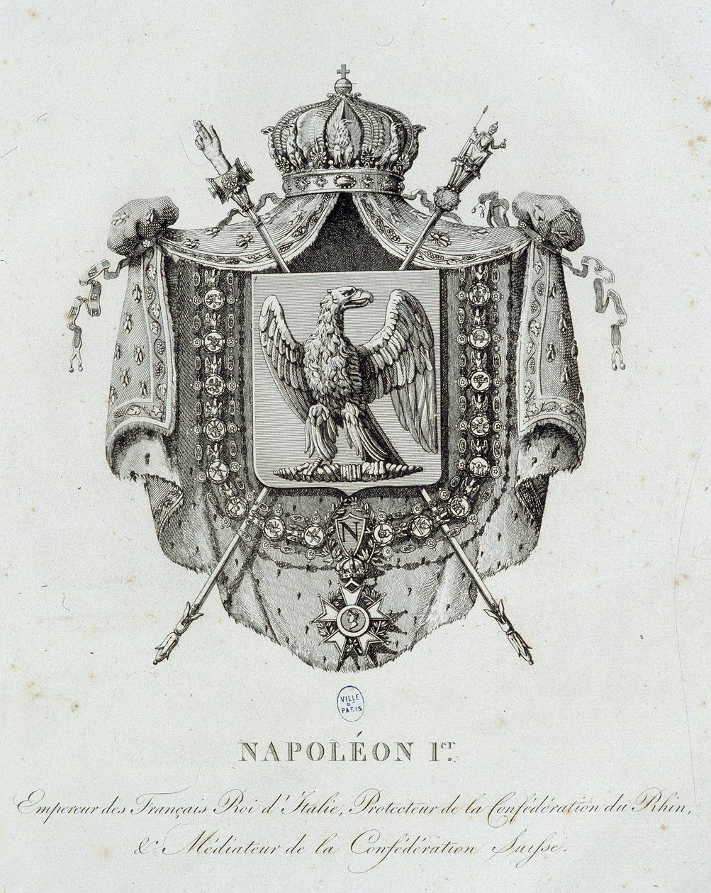 Blason de Napoléon 1er - dans « Armorial Général de l