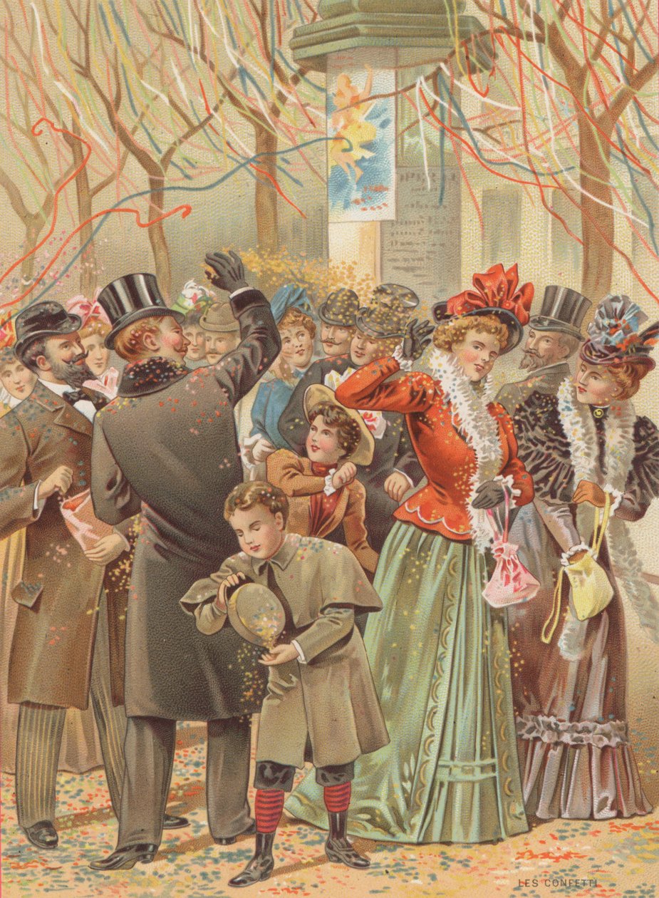 Confetti (chromolitho) - French School