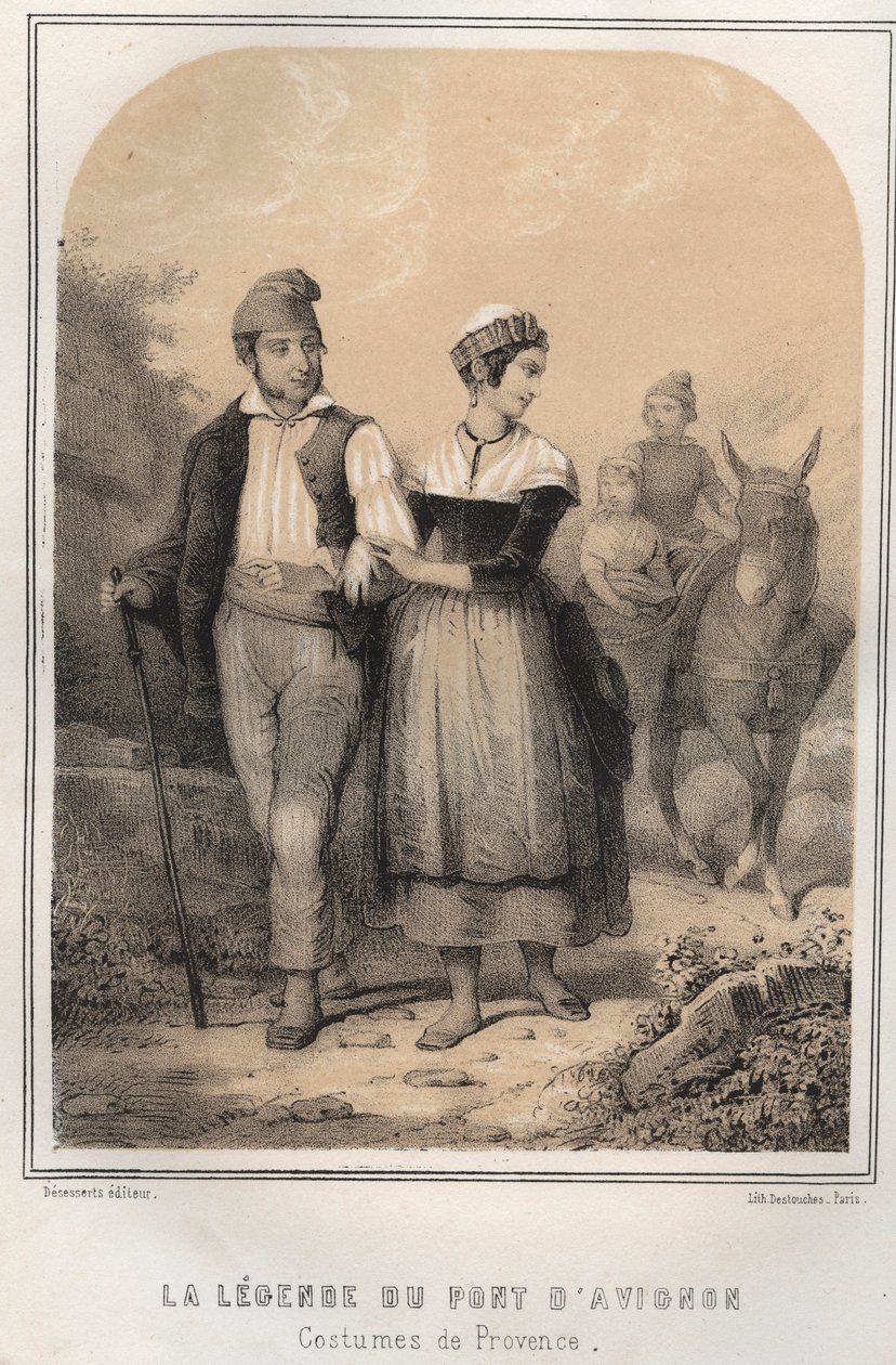 Costumes de Provence - La légende du pont d