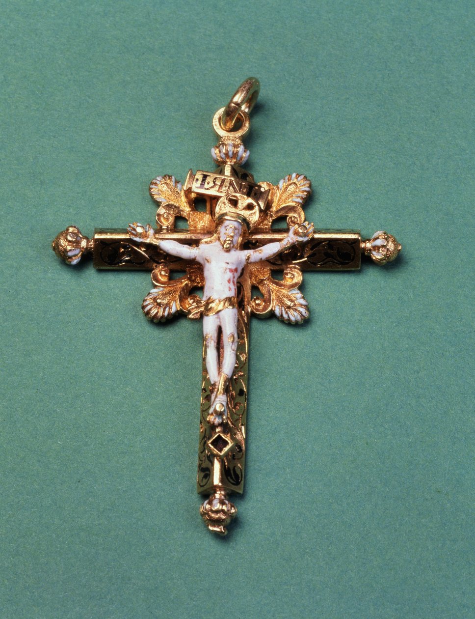 Crucifix offert par Marie Stuart à John Feckenham, dernier abbé de Westminster - French School