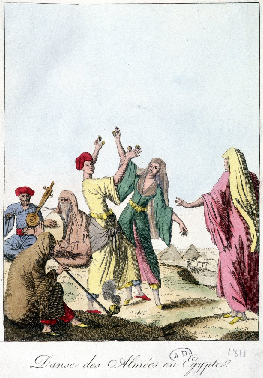 Danse des Almies en Égypte. 1811 - French School