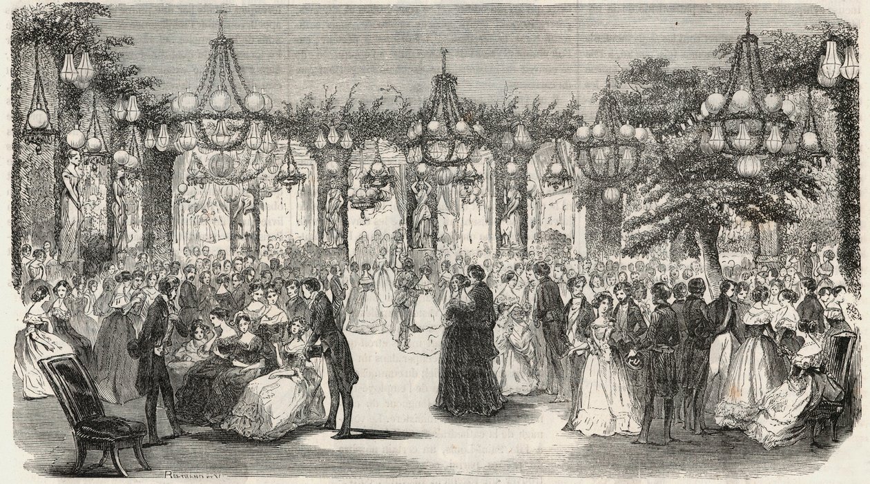 Salon de danse construit dans le jardin de l