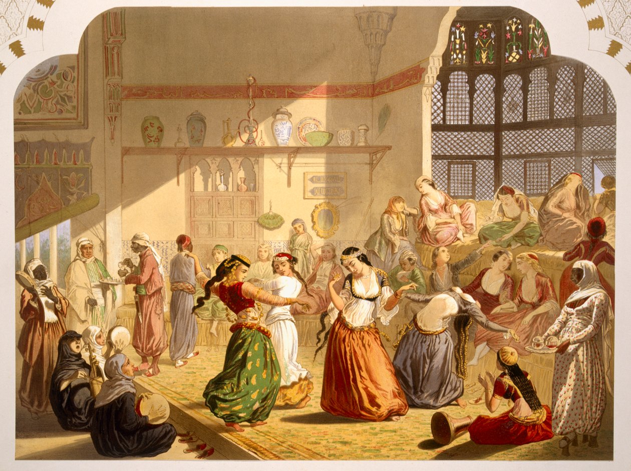 Cérémonie de danse au Caire, 1860 - French School
