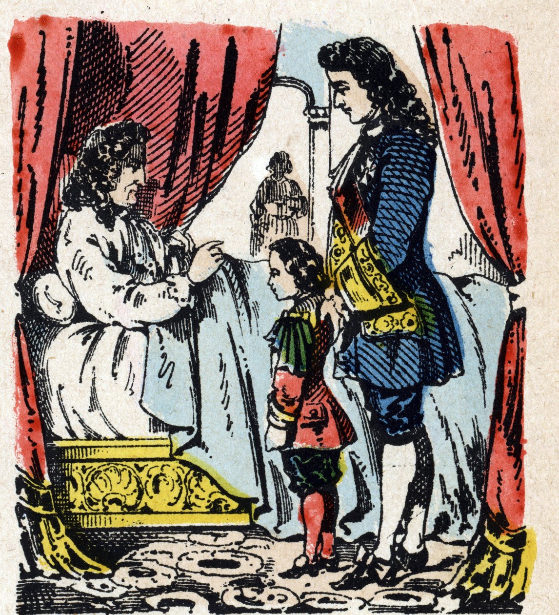 Mort de Louis XIV à Versailles, 1er septembre - French School