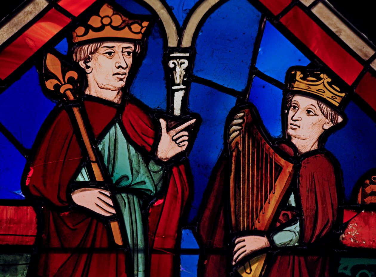 David et Saül, ex Sainte-Chapelle, Baie B - French School