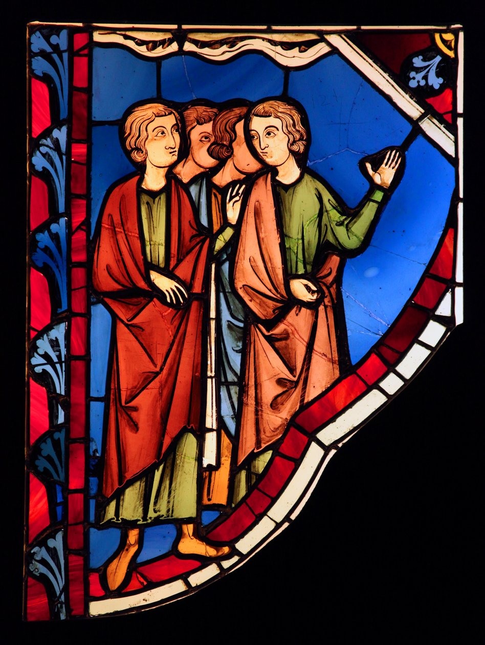 Un groupe de personnes, ex Sainte-Chapelle, Baie G - French School