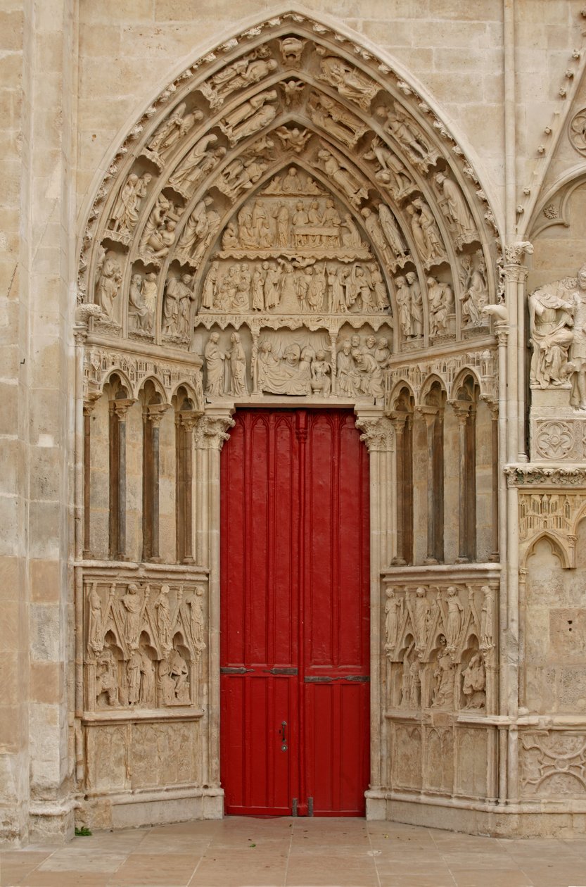 Représentant la porte nord sur la façade ouest - French School