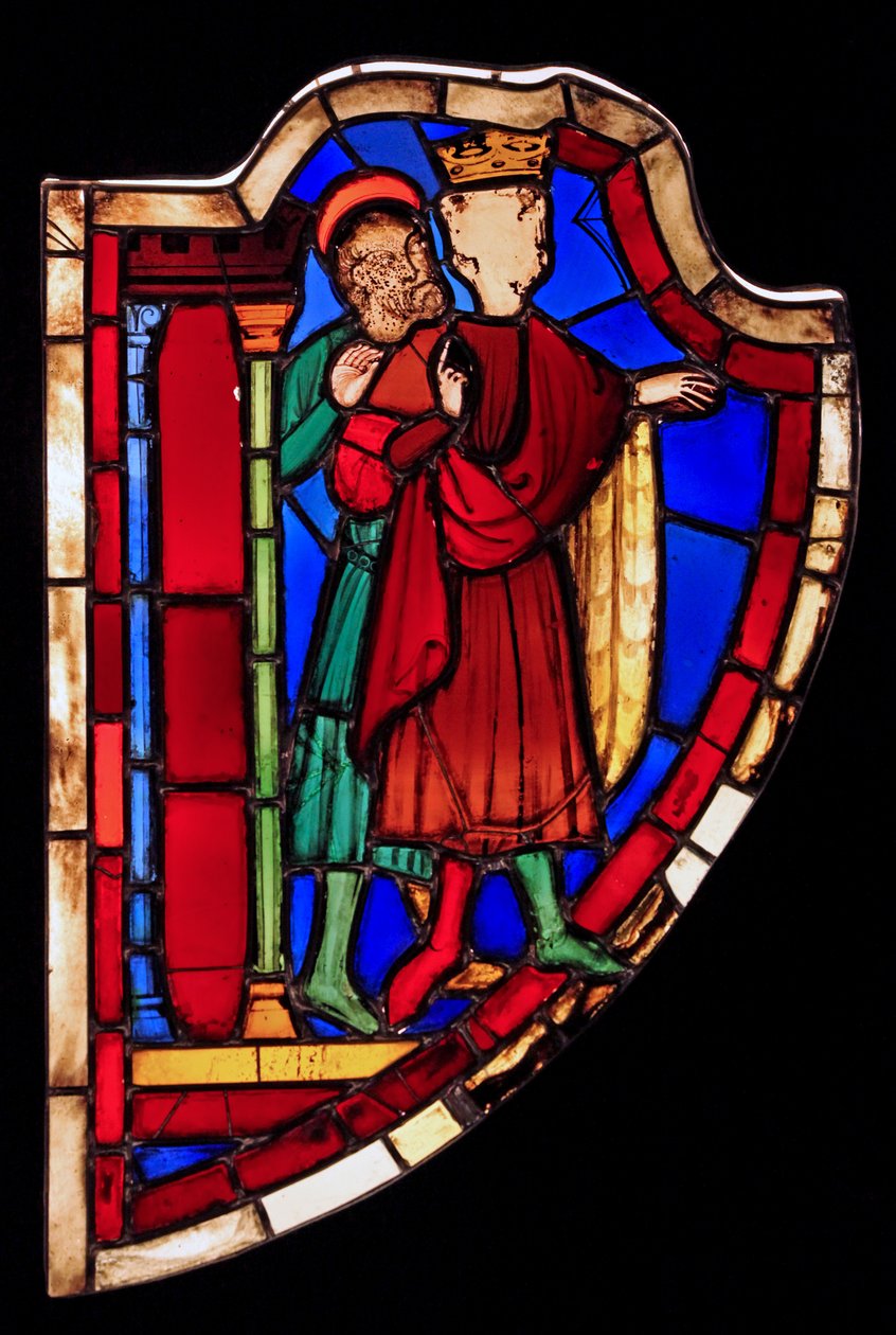 Deux personnes, ex Sainte-Chapelle (Baie C, la fenêtre d