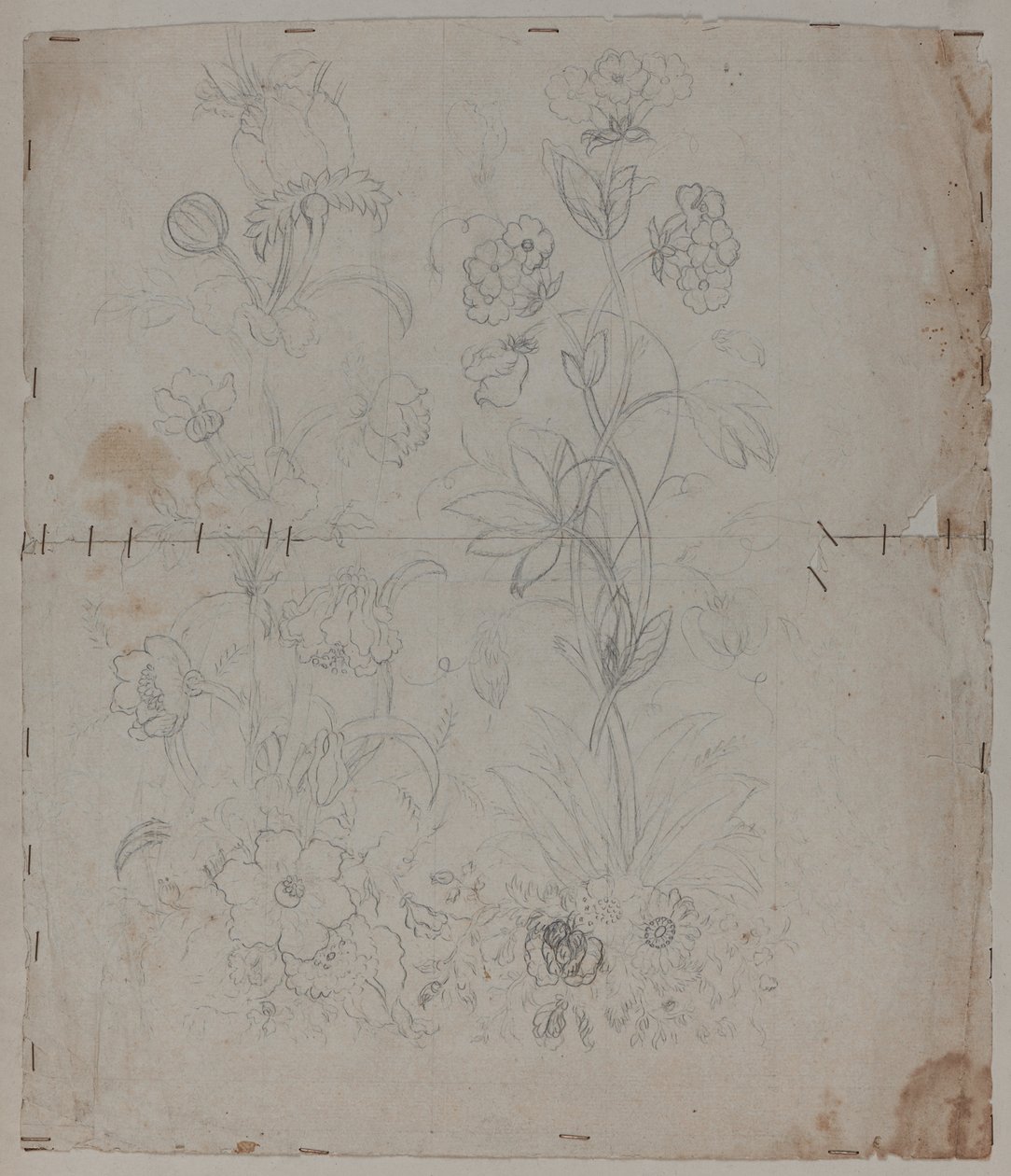 Dessin de conception, fin XVIIIe siècle - French School