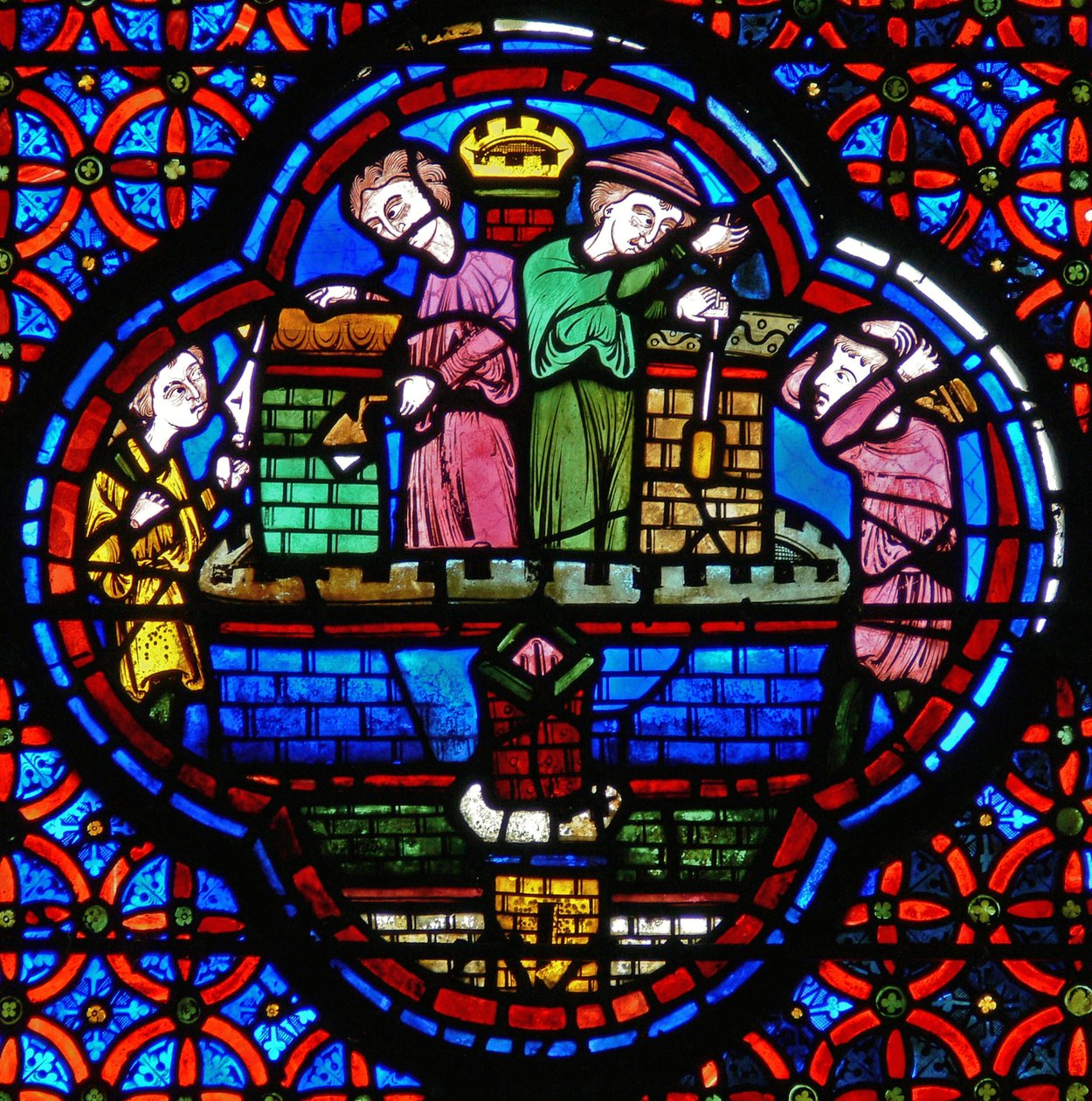 (détail) la parabole de Lazare et du riche - French School