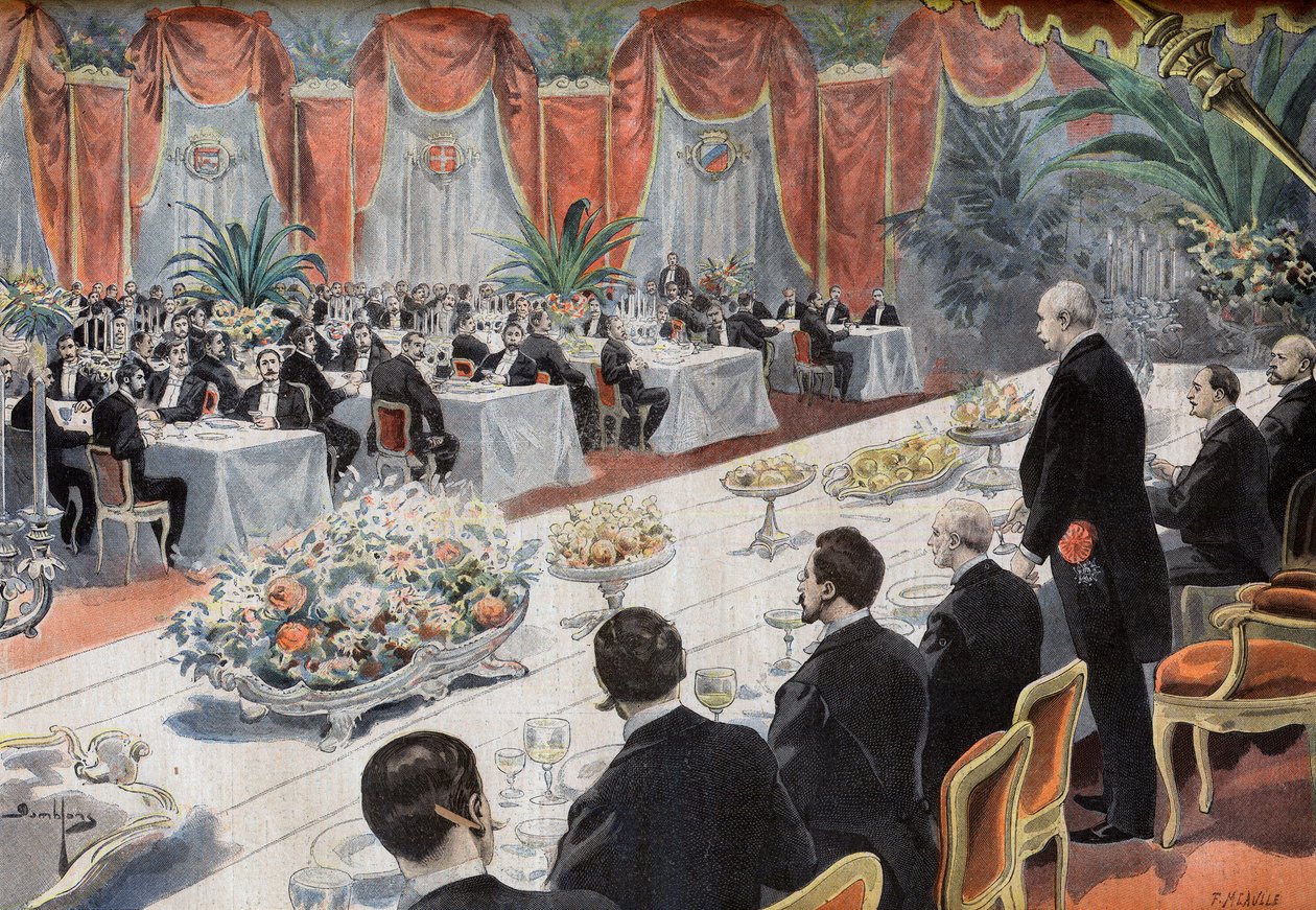 Dîner pour les dirigeants du commerce et de l