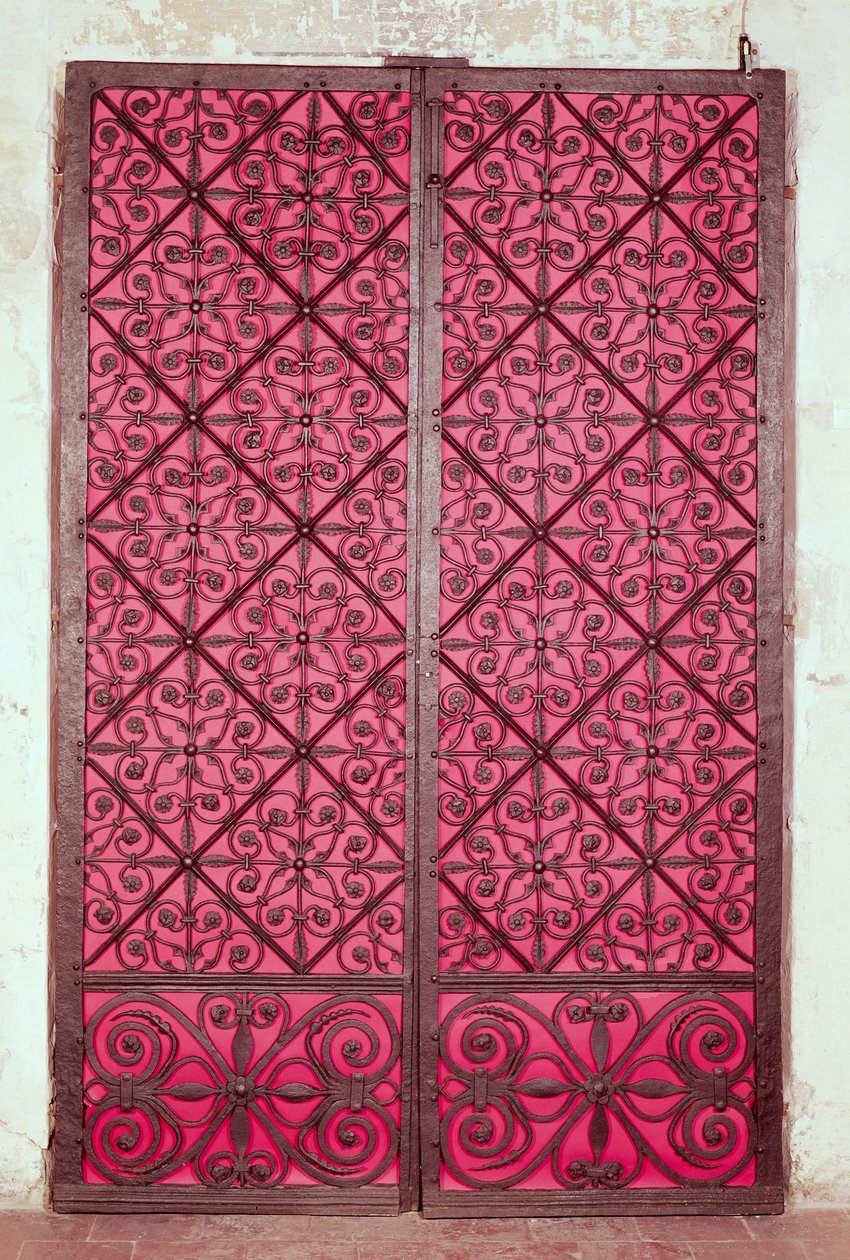 Porte du chœur de la cathédrale de Rouen (fer) - French School