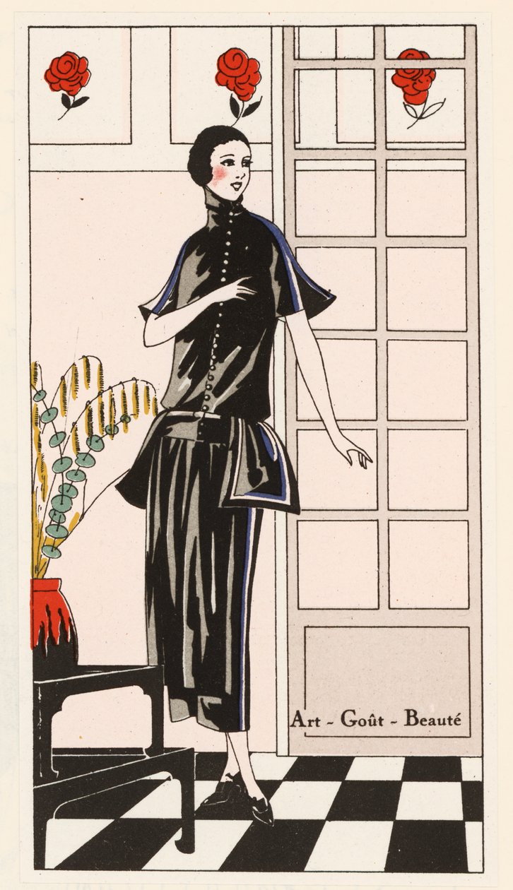 Robe créée par Jean Patou - French School