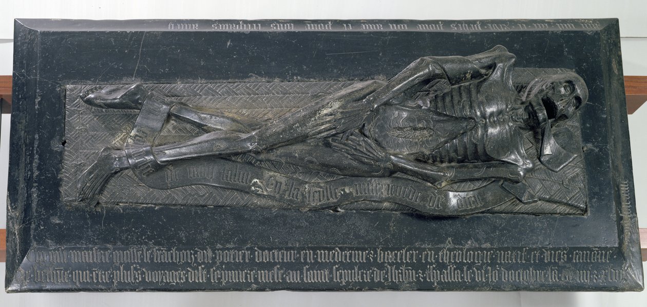 Effigie de Guillaume Lefranchois (d.1446) connu sous le nom de Potier, Docteur et Chanoine de Béthune, 1446 - French School