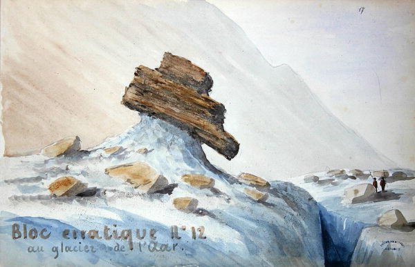 Bloc erratique n°12 au glacier de l