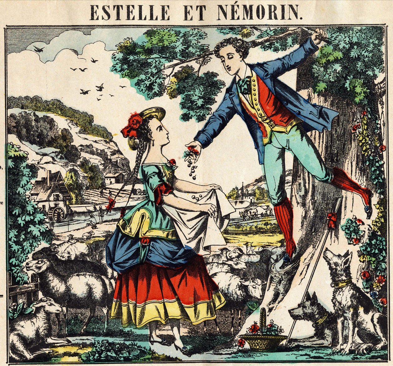 Estelle et Némorin. Image d