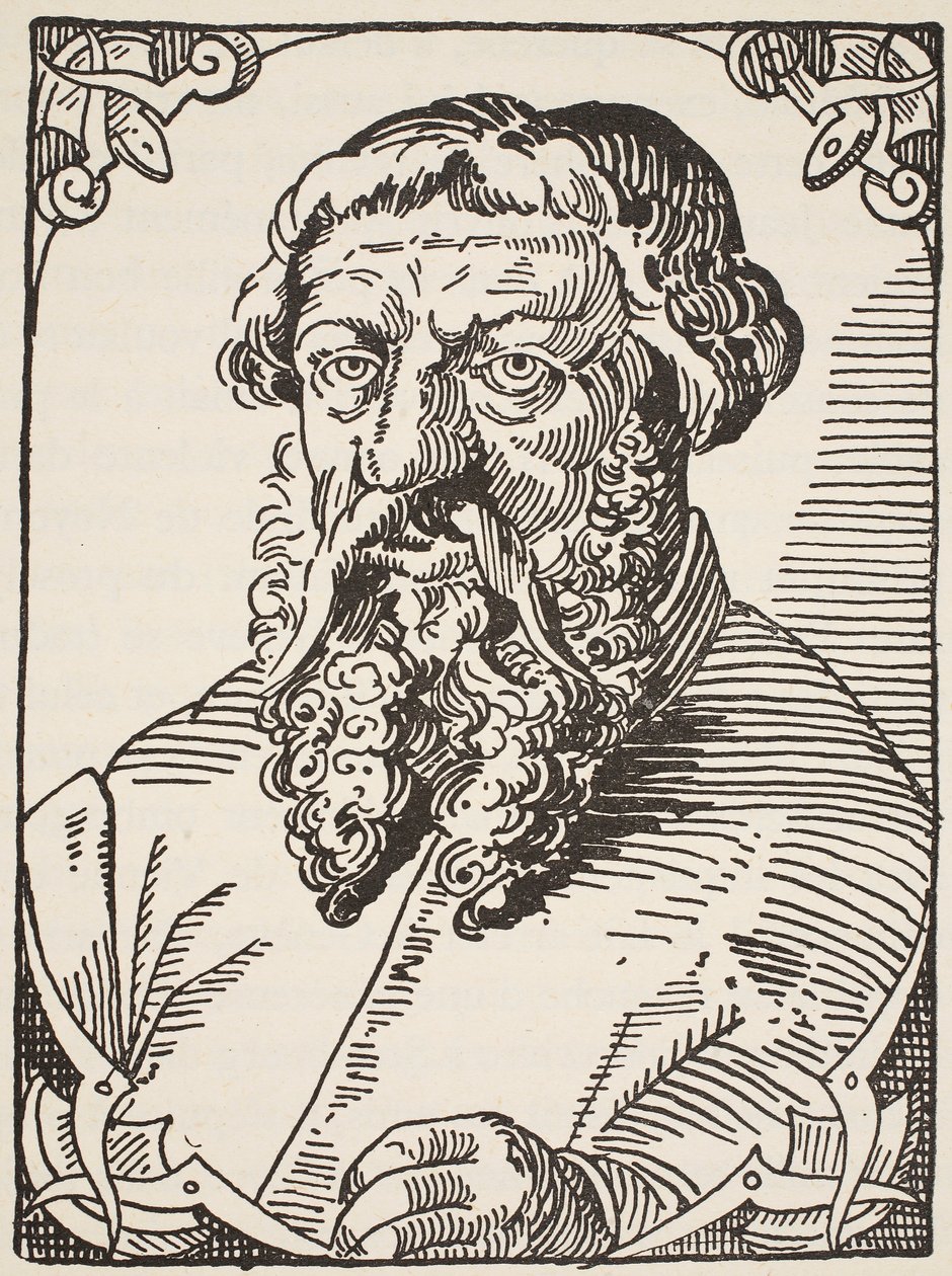 Étienne Dolet, copie par Boris Mestchersky, illustration de Histoire de la Nation Française, Sciences, Volumes I & II, par Gabriel Hanotaux, 1924 - French School