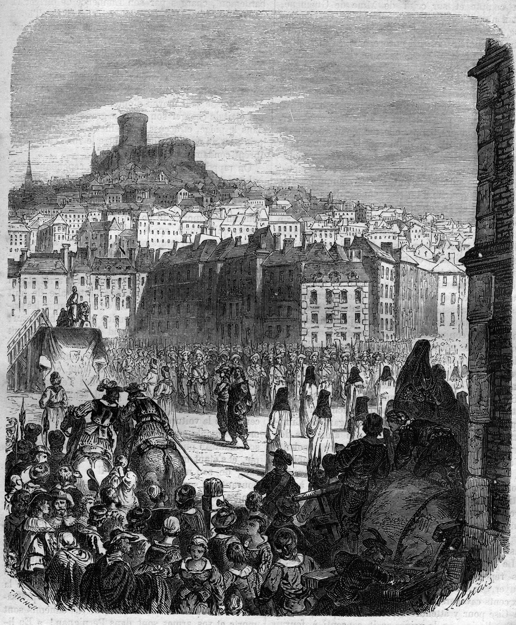 Exécution de Henri Coiffier de Ruzé d