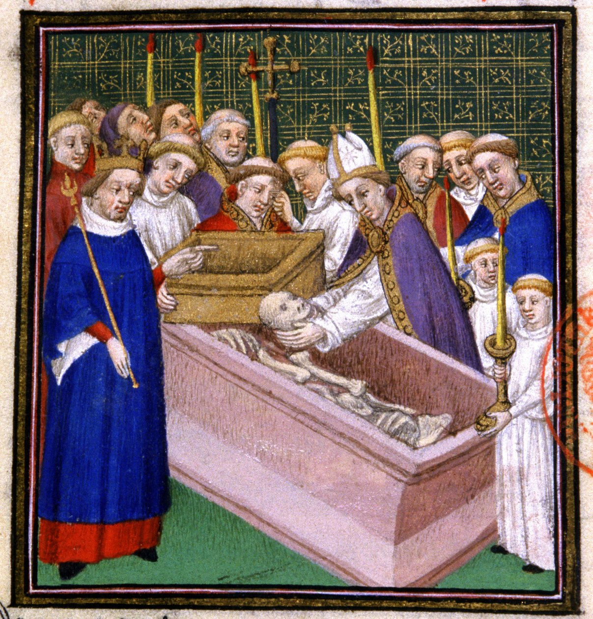 Exhumation et canonisation de Saint Louis - French School