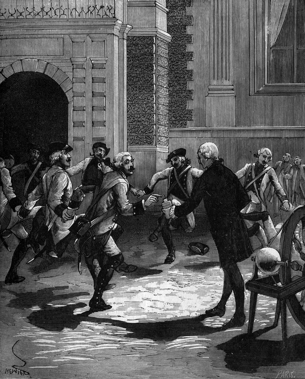 Expérience de la bouteille de Leyde par l