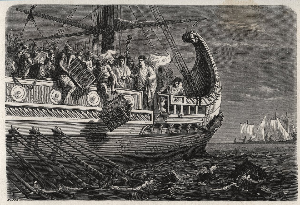 Première guerre punique : Publius Claudius Appius Pulcher avant la bataille de Drepanum - French School