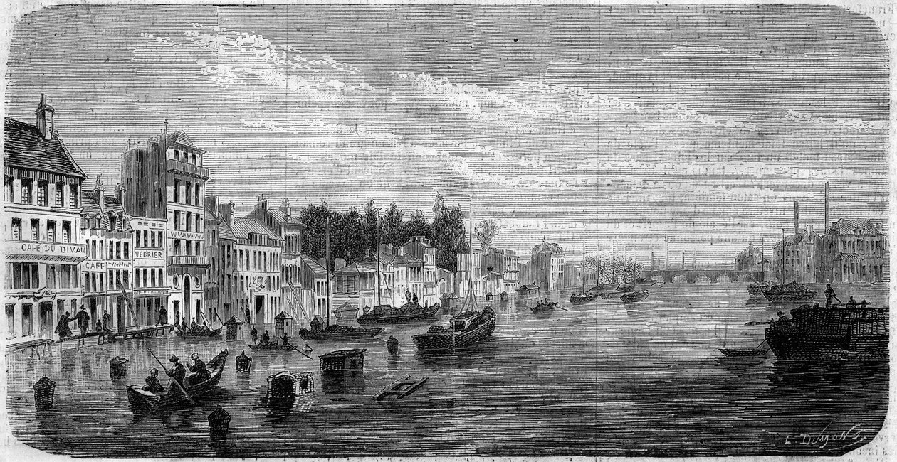 Inondation à Paris - French School