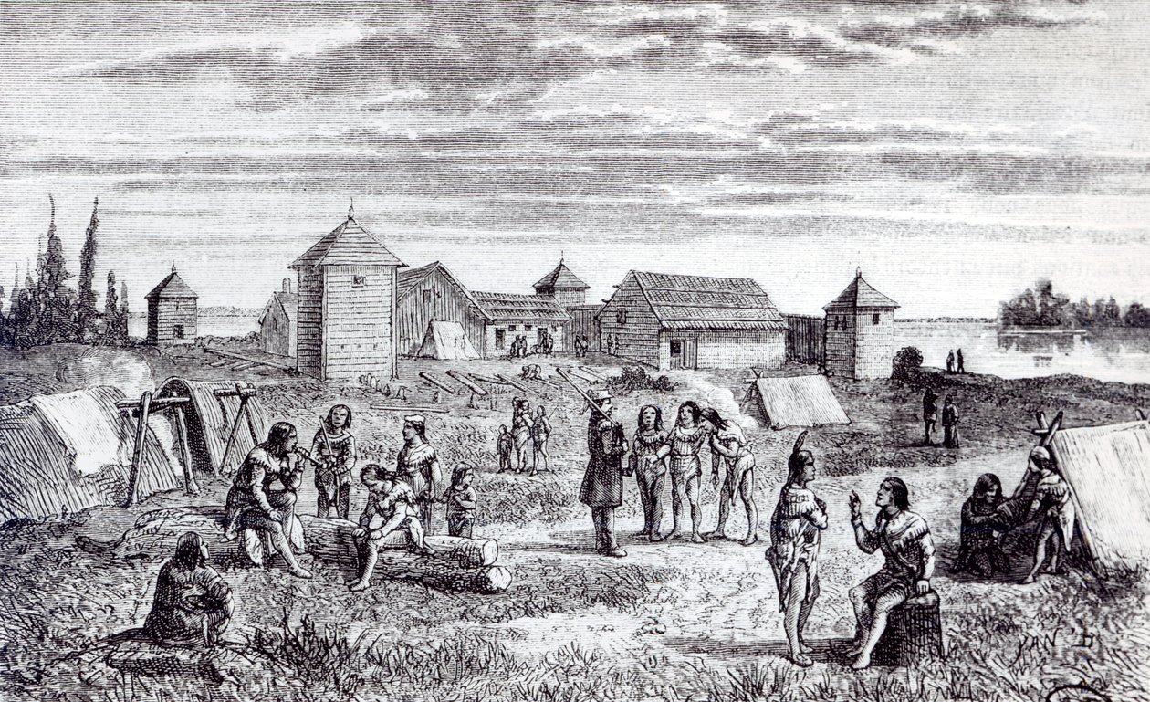 Fort Youkon, un poste de traite de la Compagnie de la Baie d