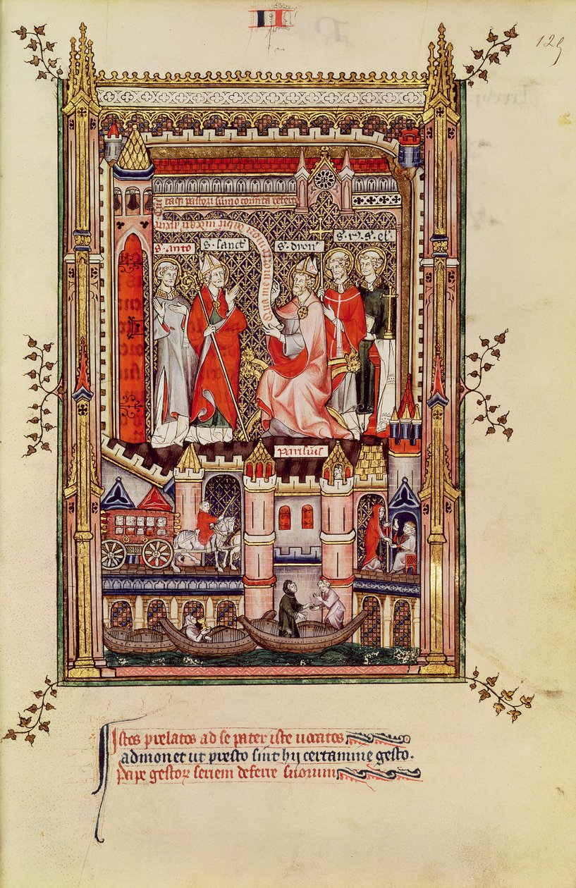 Saint Saintin et Saint Antonin, incités à écrire l