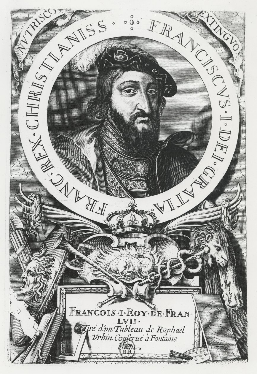 François Ier de France (gravure) - French School