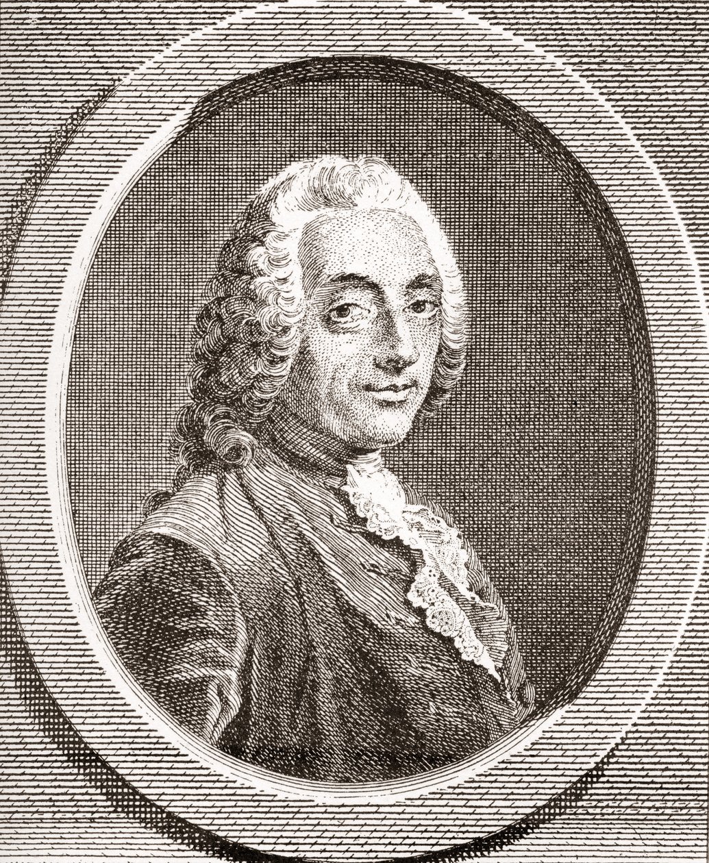 François-Augustin de Paradis de Moncrif, 1687-1770. Écrivain et poète français. De 