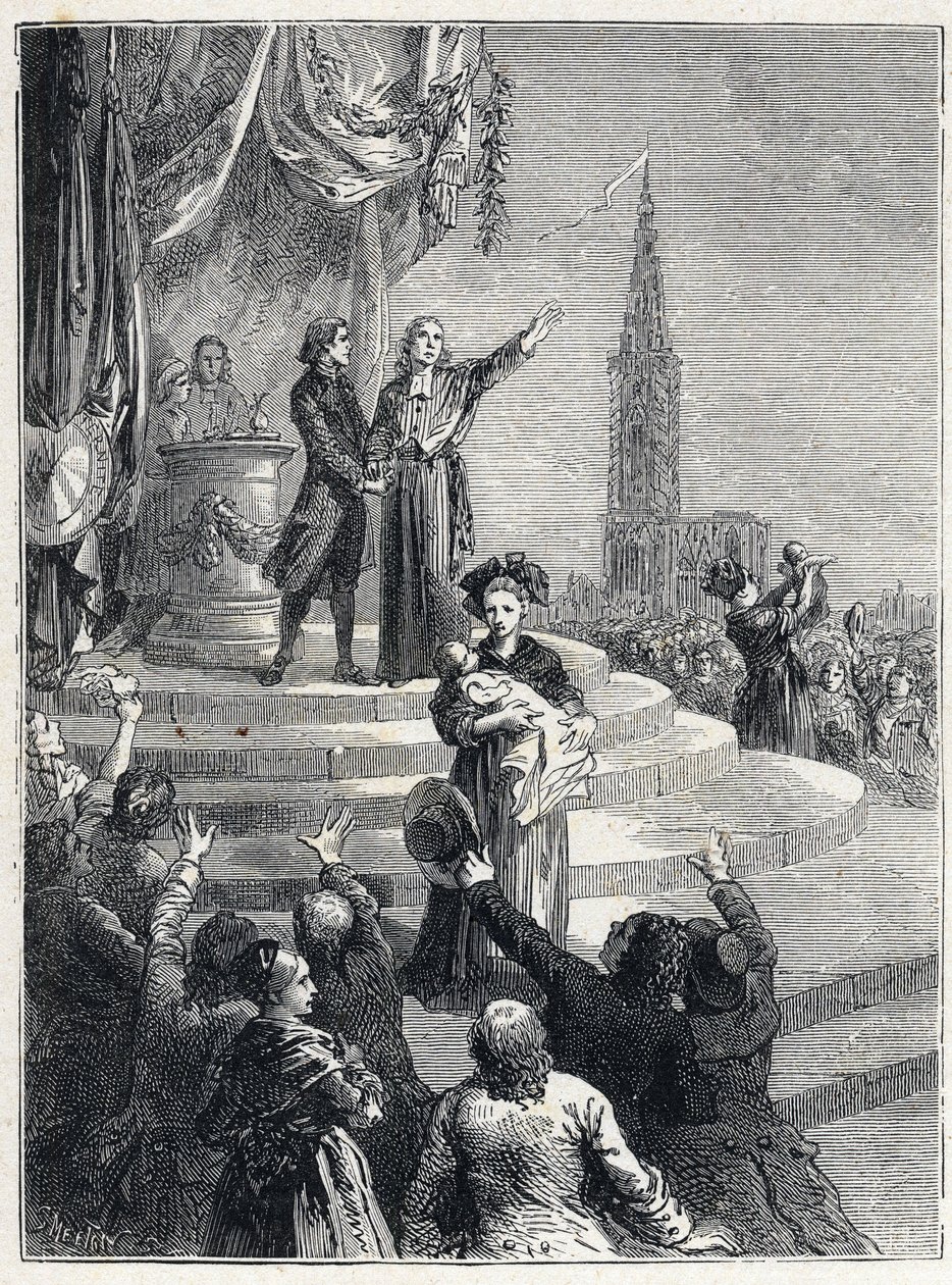 Révolution française - Fête de la Fédération à Strasbourg - French School