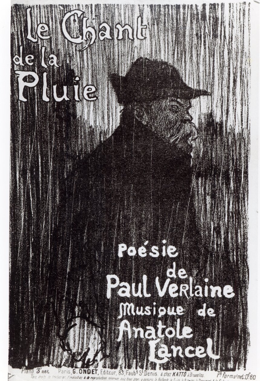 Couverture de la partition musicale Le Chant de la pluie, d