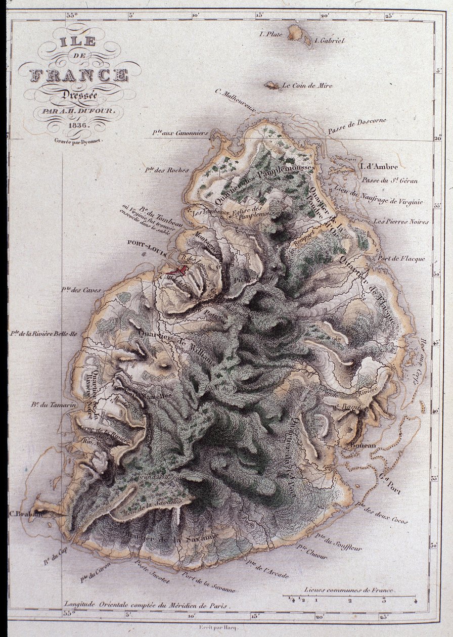 Carte géographique de l